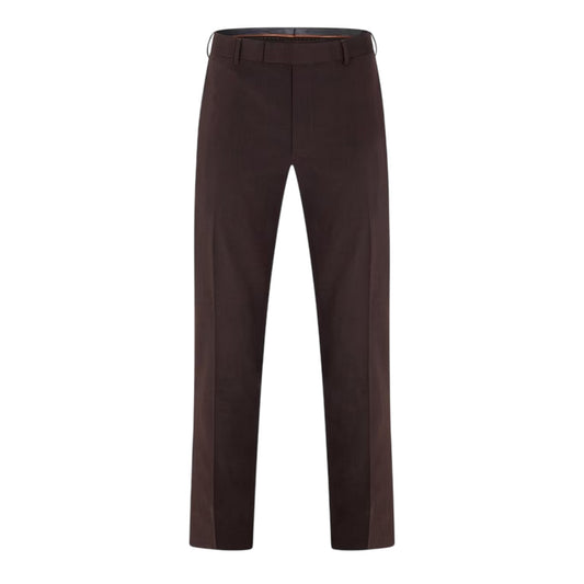 Burgundy - Front - Ted Baker Mens Regular Formal Trousers