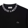 Black - Pack Shot - Lacoste Mens Logo Crew Neck Sweatshirt