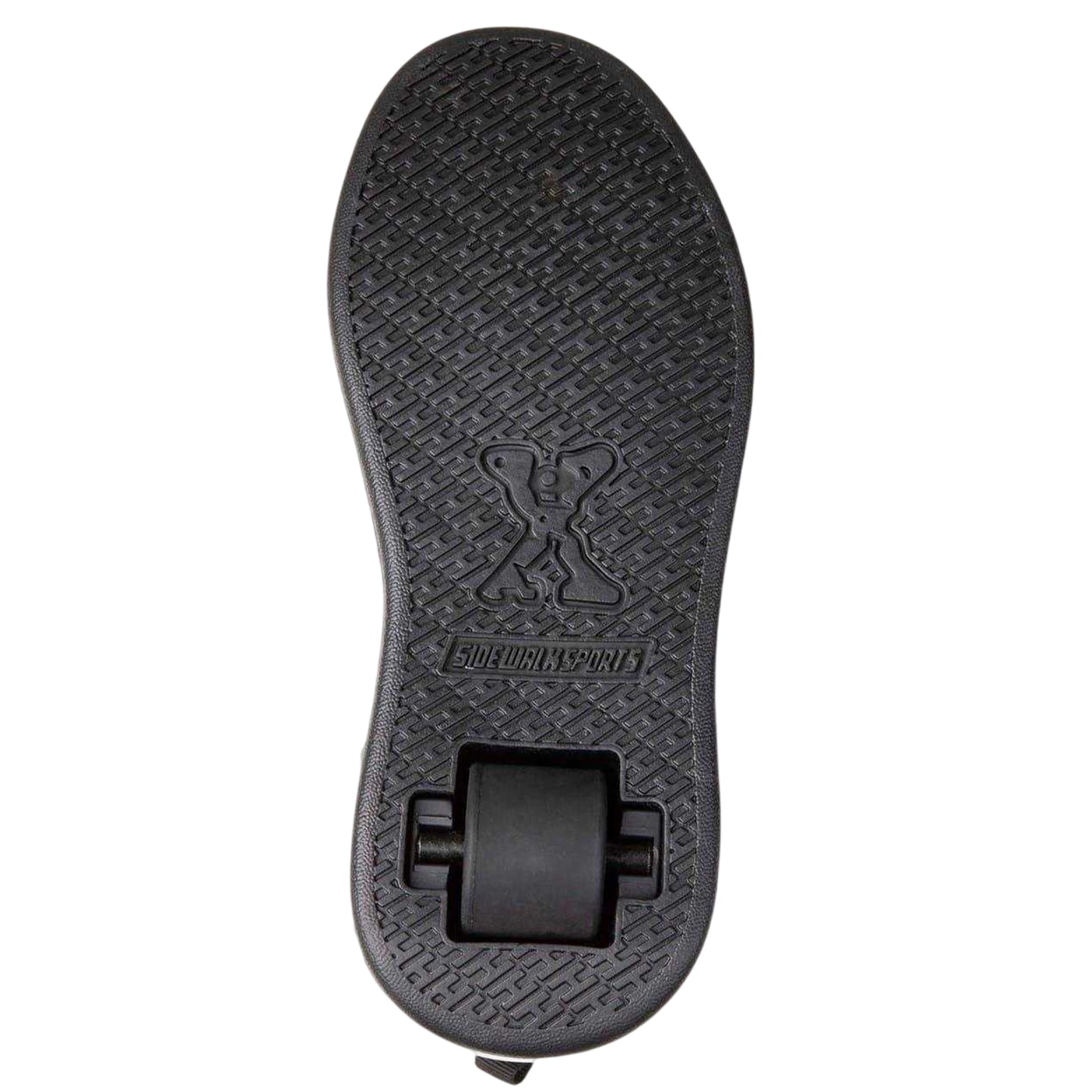 Black-White - Back - Sidewalk Sport Childrens-Kids Roller Skates
