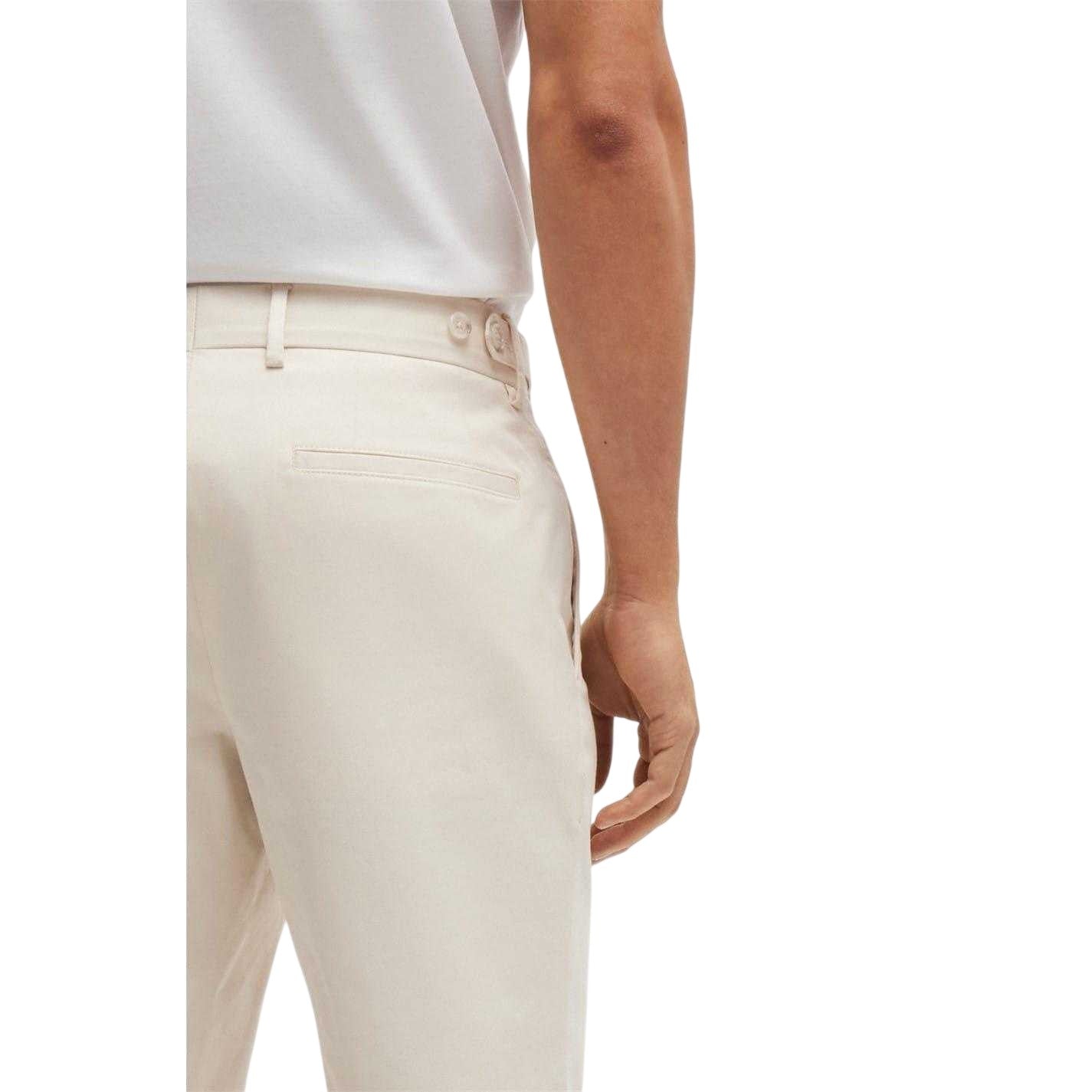 White - Pack Shot - Boss Mens C-Genius Straight Leg Trousers