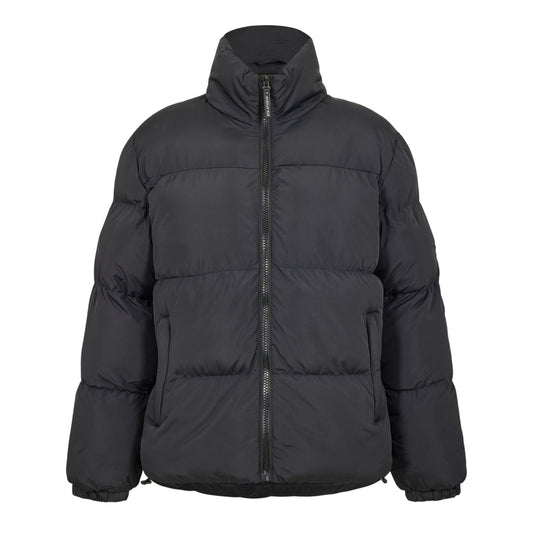 Black - Front - 274 Studio Mens Quilted Zipped Puffer Jacket
