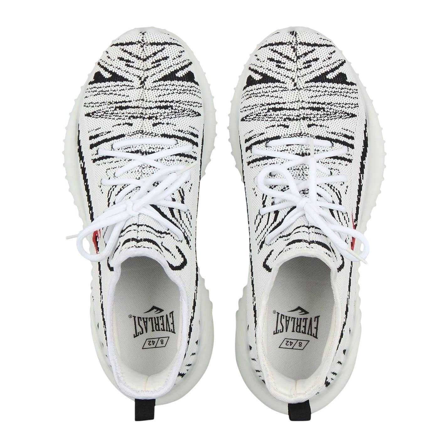 White-Black-Red - Side - Everlast Mens Rassay Lace Up Shoes