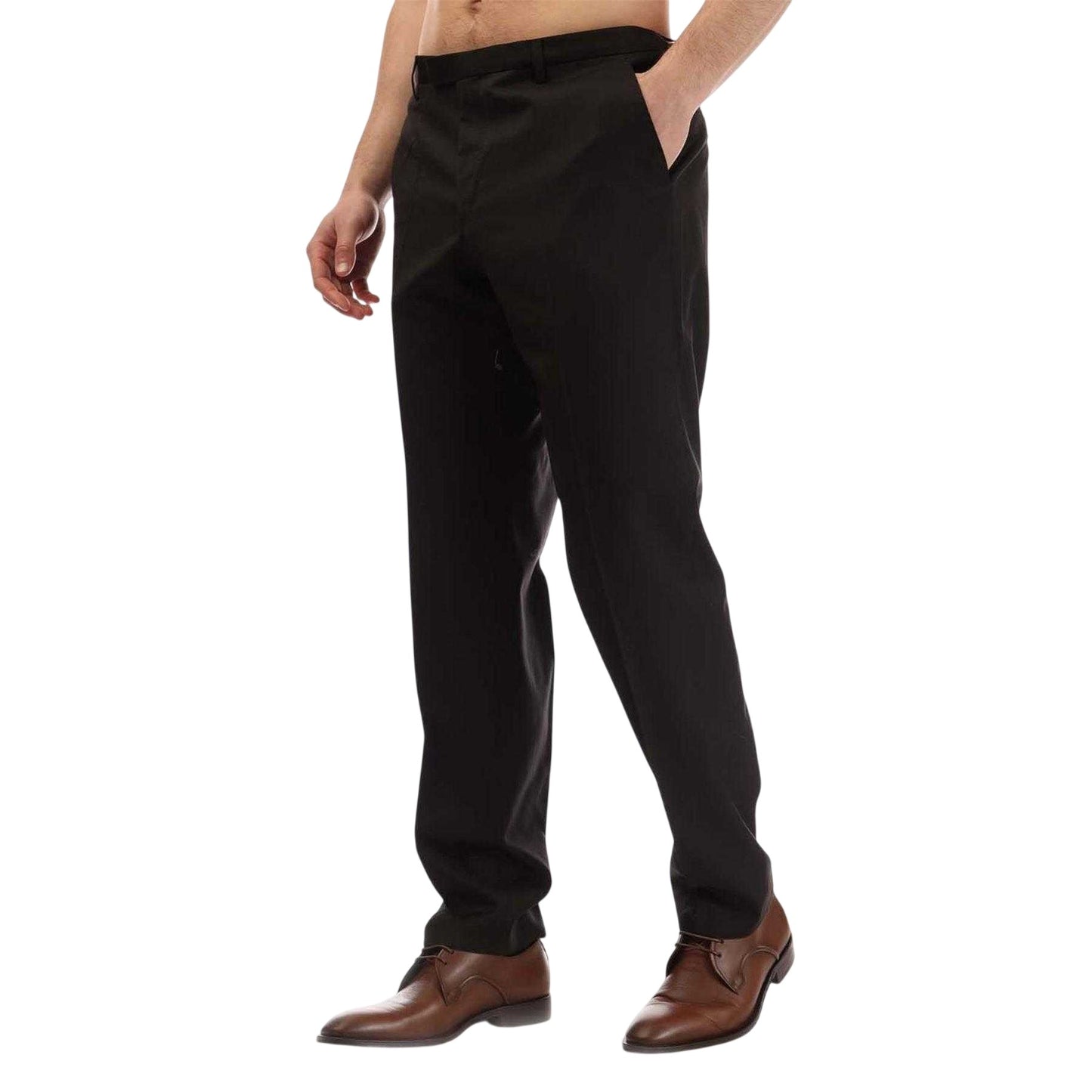 Black - Side - Boss Mens Trousers