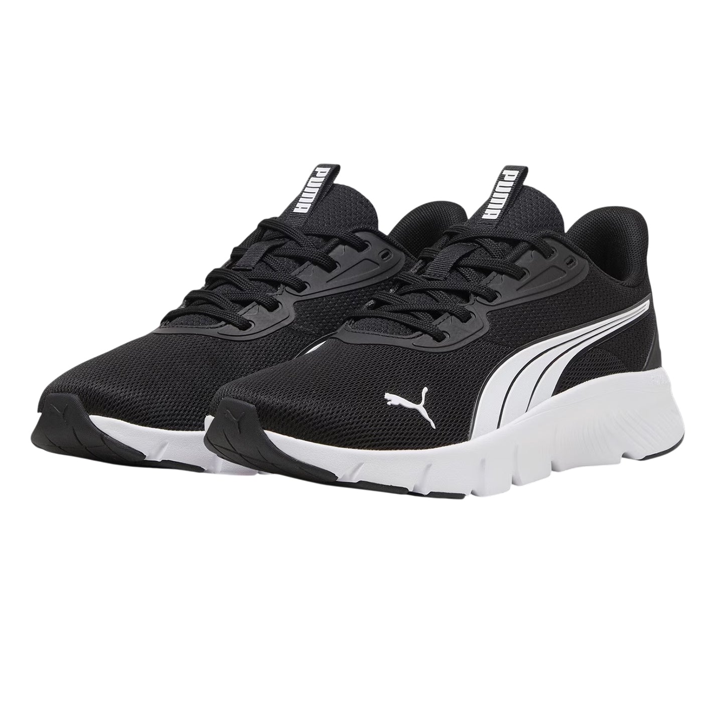 Black-White - Lifestyle - Puma Mens FlexFocus Lite Modern Lightweight Running Trainers