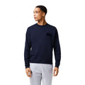 Navy - Pack Shot - Lacoste Mens Fleece Lounge Sweatshirt