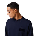 Navy - Lifestyle - Lacoste Mens Fleece Lounge Sweatshirt