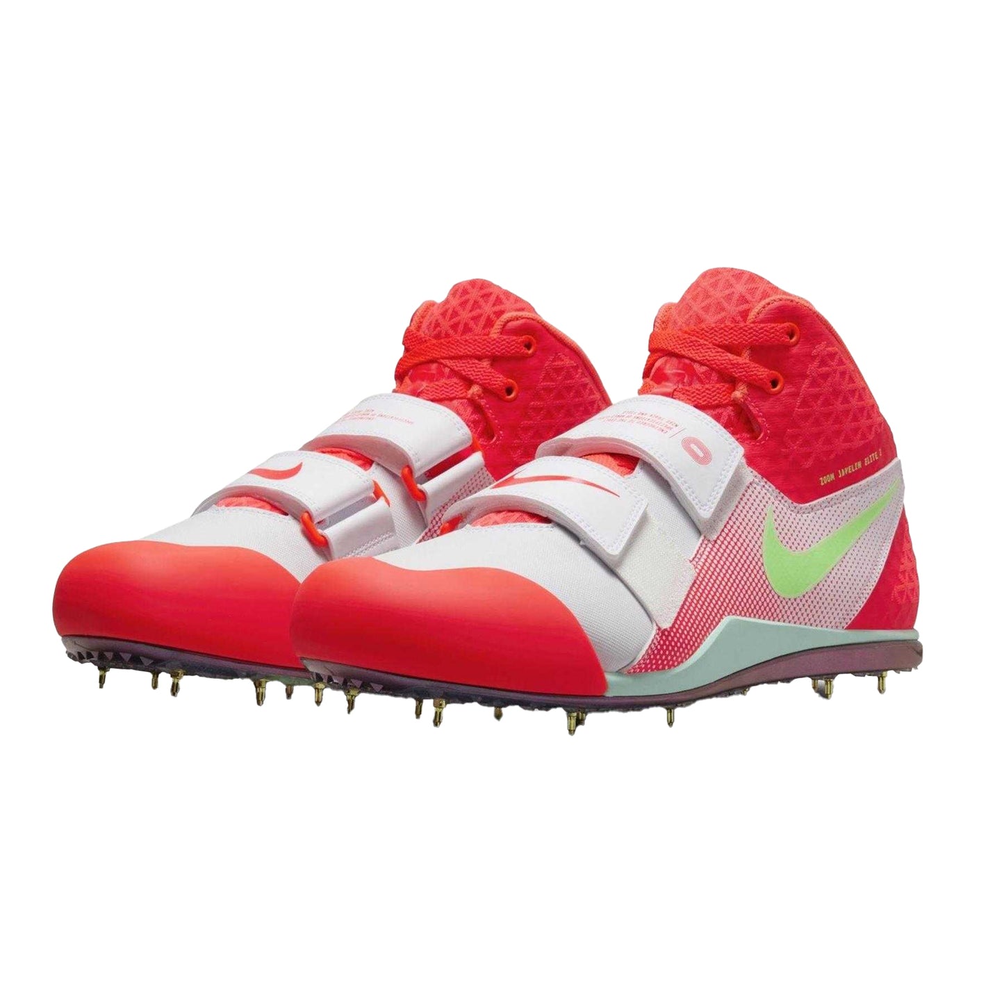 White-Crimson - Pack Shot - Nike Mens Zoom Javelin Elite 3 Flat Shoes