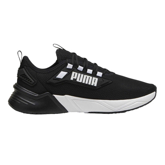 Black-Pure White - Front - Puma Mens 3 Runners Trainers