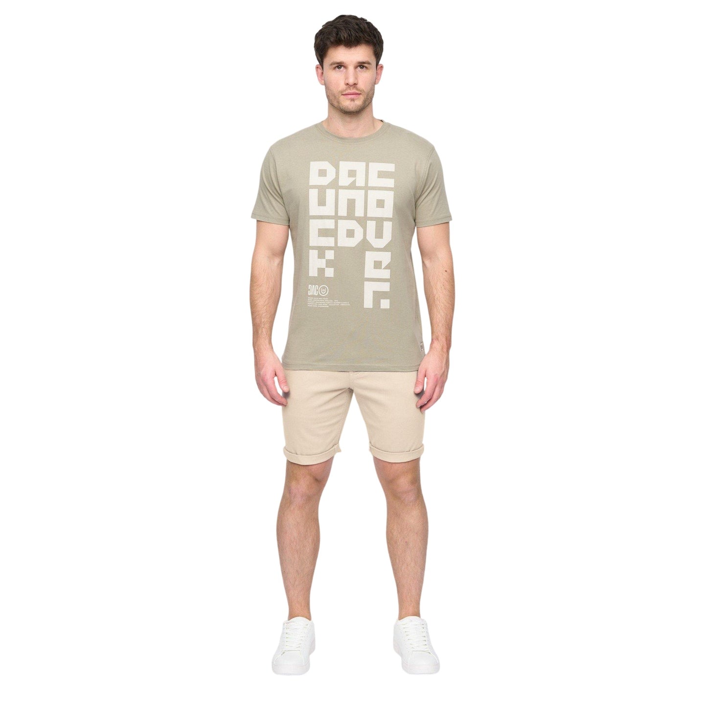 Stone - Side - Duck and Cover Mens Moreshore Chino Shorts