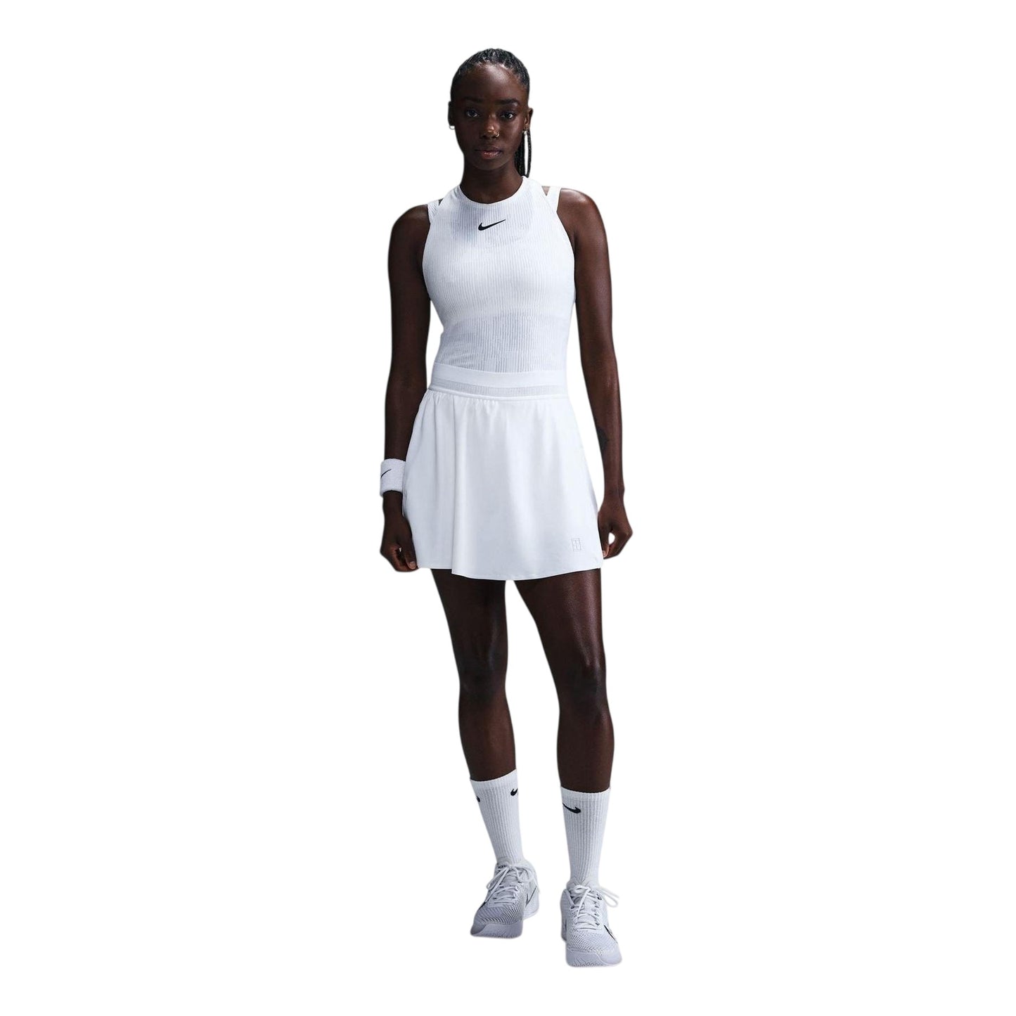 White - Lifestyle - Nike Womens-Ladies Dri-FIT Skirt