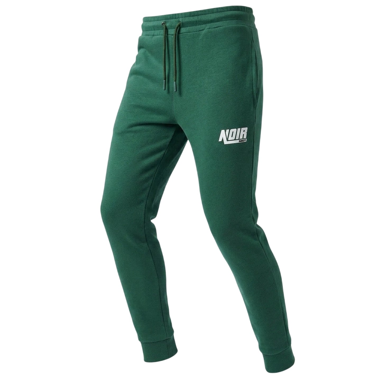 Forest - Side - Societe Noir Mens Sentier Wordmark Slim Joggers