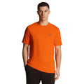 Orange - Lifestyle - Lyle & Scott Mens Plain Crew Neck T-Shirt