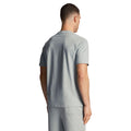 Pale Blue - Back - Lyle & Scott Mens Plain Crew Neck T-Shirt