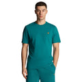 Green - Lifestyle - Lyle & Scott Mens Plain Crew Neck T-Shirt