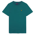 Green - Front - Lyle & Scott Mens Plain Crew Neck T-Shirt