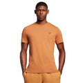 Light Orange - Lifestyle - Lyle & Scott Mens Plain Crew Neck T-Shirt