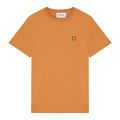 Light Orange - Front - Lyle & Scott Mens Plain Crew Neck T-Shirt