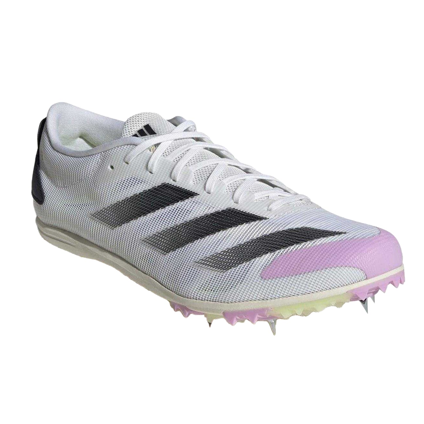 White - Pack Shot - Adidas Mens Adizero 3 Stripes Running Trainers