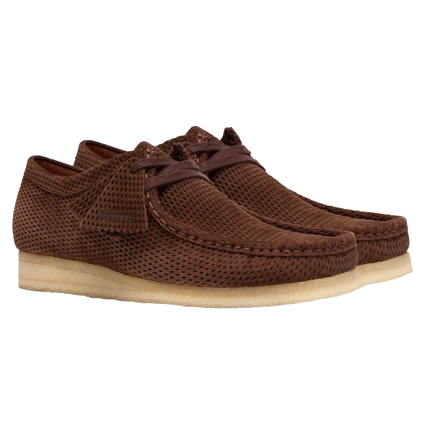 Dark Brown - Pack Shot - Clarks Originals Mens Wallabee Suede Shoes
