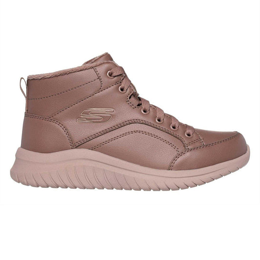 Mushroom - Front - Skechers Womens-Ladies Ultraflex 2 Flat Ankle Boots