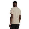 Beige - Back - Lyle & Scott Mens Tonal Pocket T-Shirt