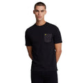 Black - Lifestyle - Lyle & Scott Mens Tonal Pocket T-Shirt