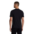 Black - Back - Lyle & Scott Mens Tonal Pocket T-Shirt