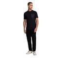 Black - Pack Shot - Lyle & Scott Mens Tonal Pocket T-Shirt