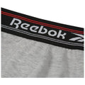 Grey-Black-Dark Grey - Side - Reebok Mens Sports Boxer Shorts (Pack of 5)