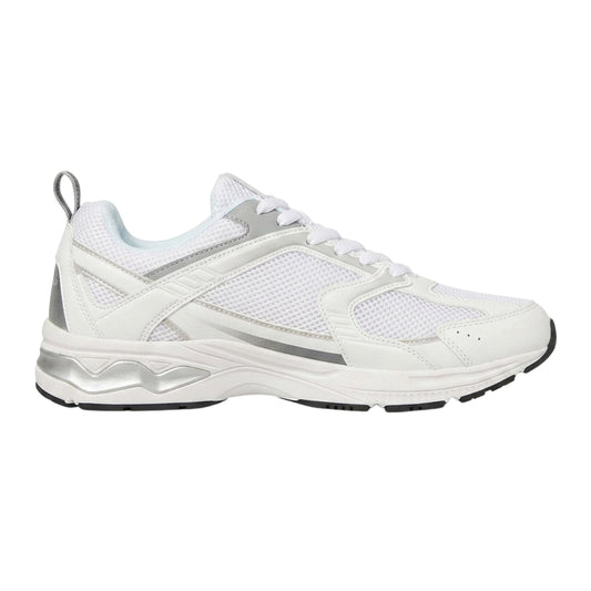 Bright White - Front - Jack And Jones Mens Tokyo Leather Lace Up Trainers