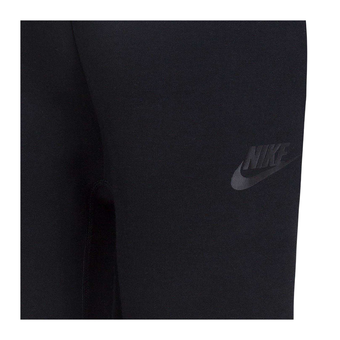 Black - Close up - Nike Childrens-Kids Tech Fleece Tracksuit