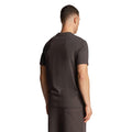 Grey-Black - Back - Lyle & Scott Mens Contrast Pocket T-Shirt