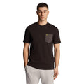Black-Grey - Lifestyle - Lyle & Scott Mens Contrast Pocket T-Shirt