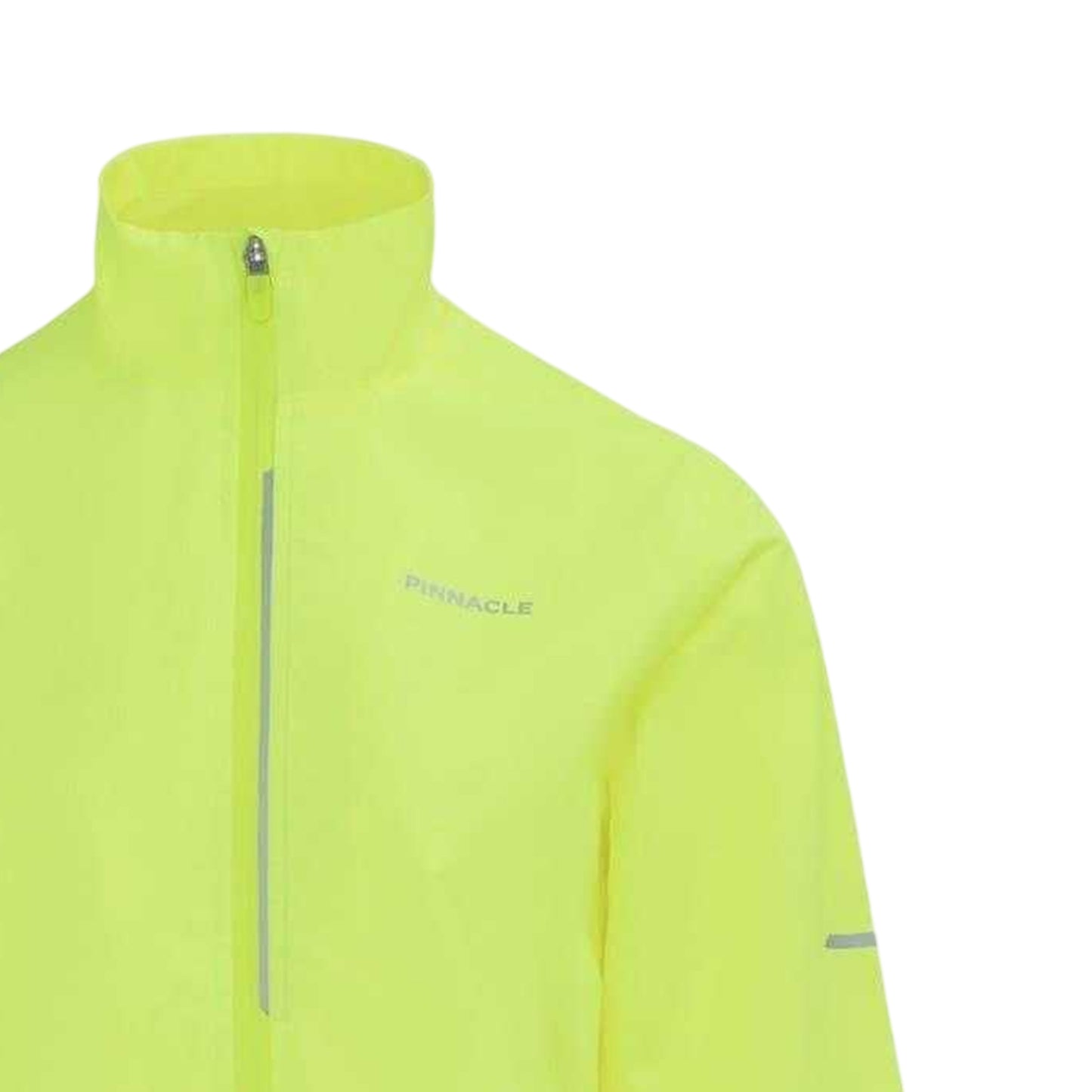 Yellow - Side - Pinnacle Womens-Ladies Waterproof Reflective Cycling Jacket