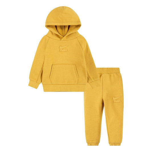 Golden Yellow - Front - Nike Toddler Air Hoodie And Joggers Set
