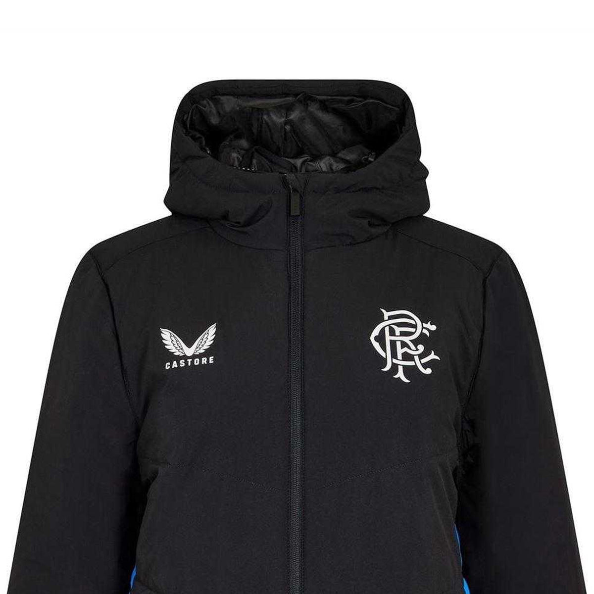 Peacoat Navy - Side - Castore Womens-Ladies Rangers FC Anorak