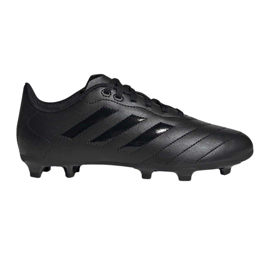 Black - Front - Adidas Childrens-Kids Goletto VIII 3 Stripes Firm Ground Football Boots