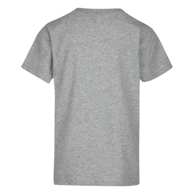 Grey - Back - Converse Childrens-Kids Logo T-Shirt