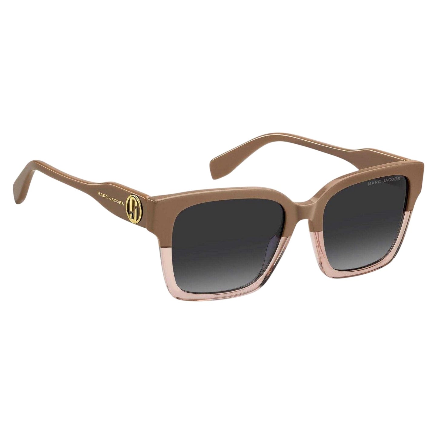 Beige - Side - Marc Jacobs Womens-Ladies Round Sunglasses