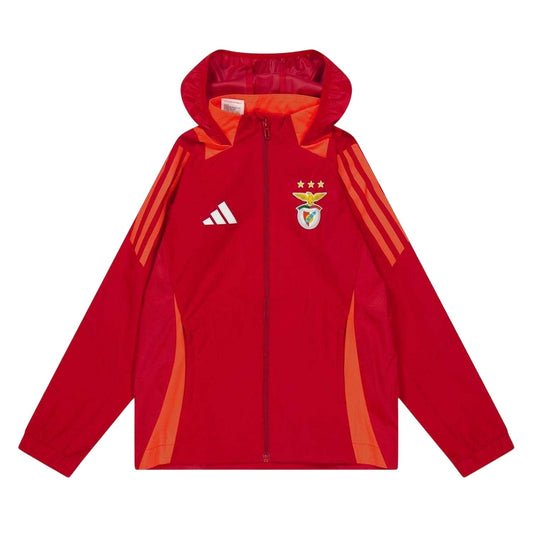 Team Power Red - Front - SL Benfica Childrens-Kids Adidas Anorak