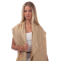 Beige - Back - Hugo Boss Ledonia Jacquard Scarf