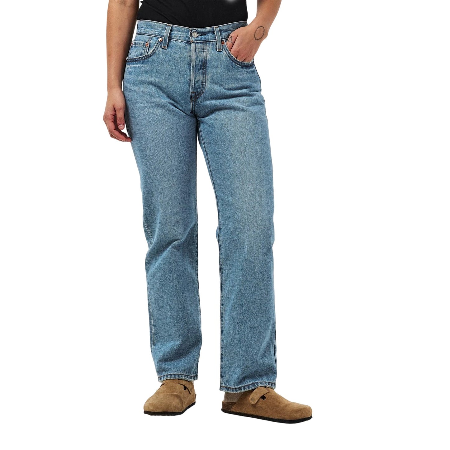 In Love W You - Lifestyle - Levis Womens-Ladies 501 Loose Fit Jeans