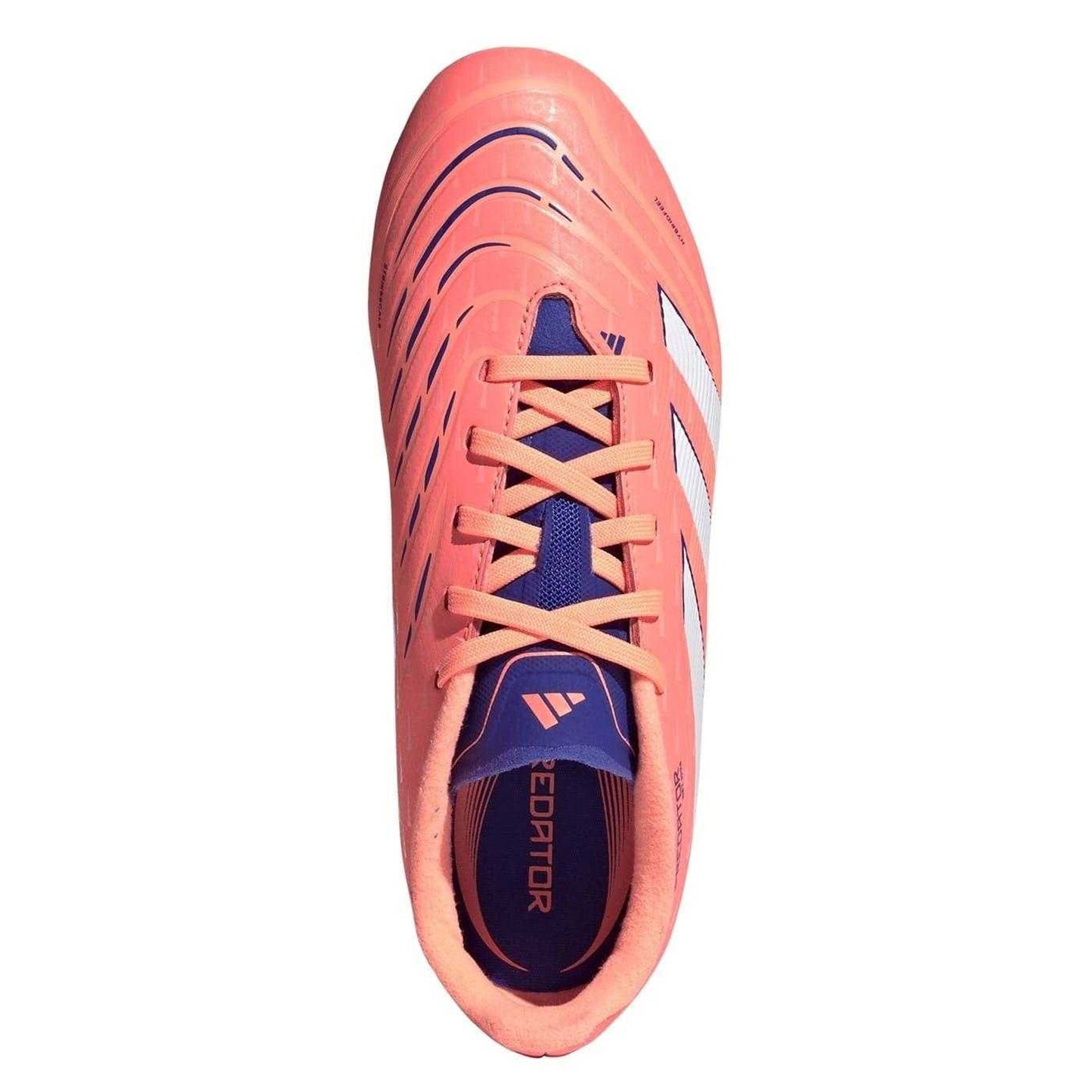 Orange-White - Lifestyle - Adidas Childrens-Kids Predator League Firm Ground Football Boots