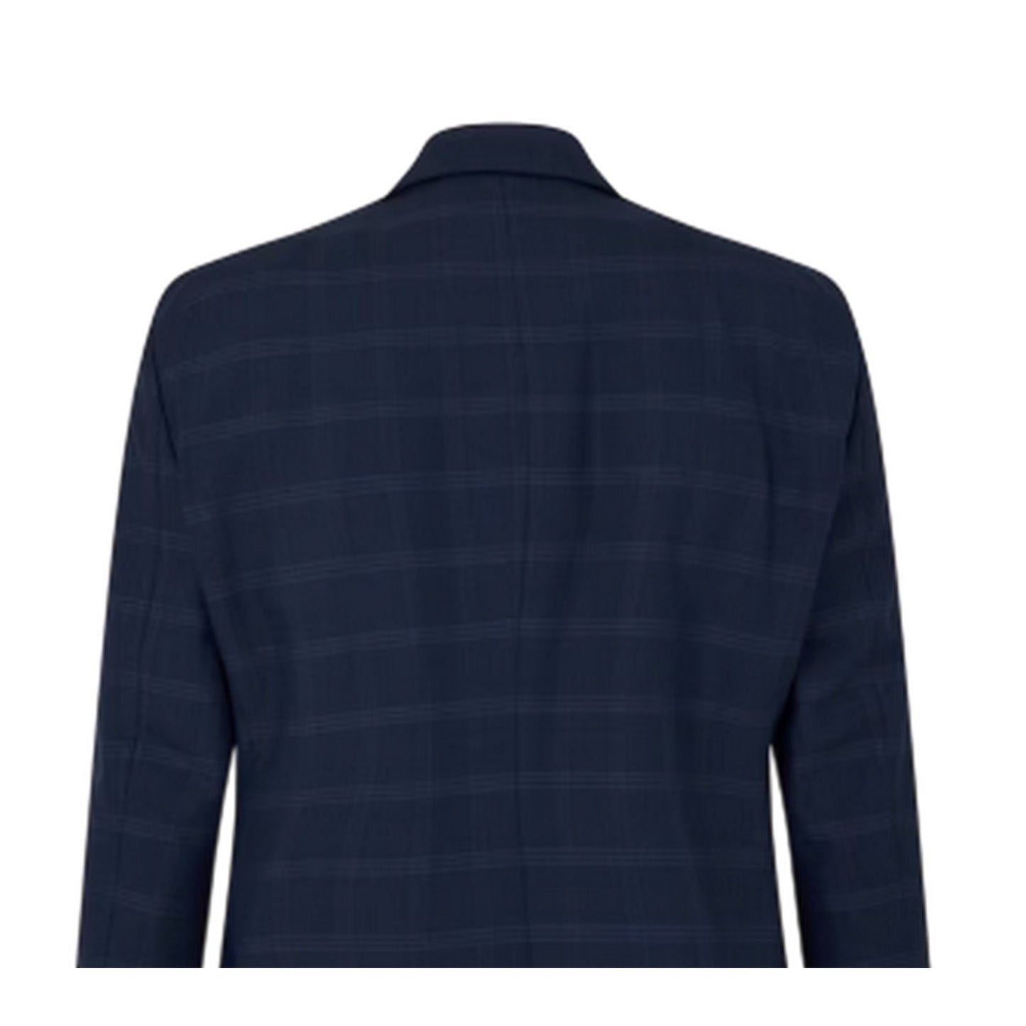 Navy - Lifestyle - Ted Baker Mens Rust Plaid Flap Pocket Suit Jacket