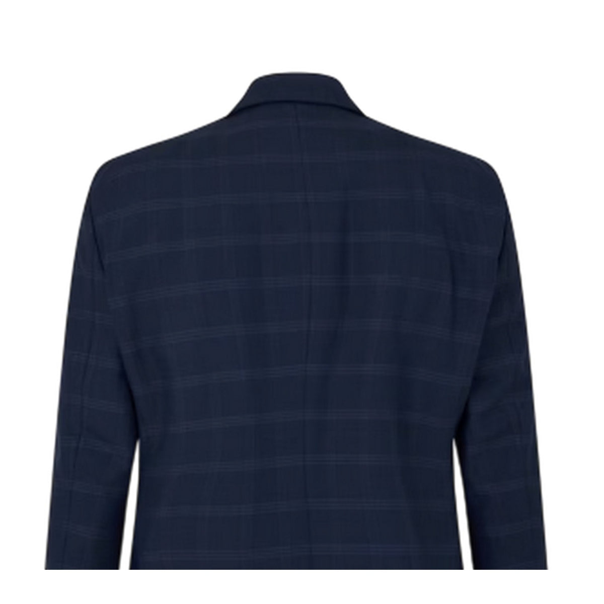 Navy - Lifestyle - Ted Baker Mens Rust Plaid Flap Pocket Suit Jacket