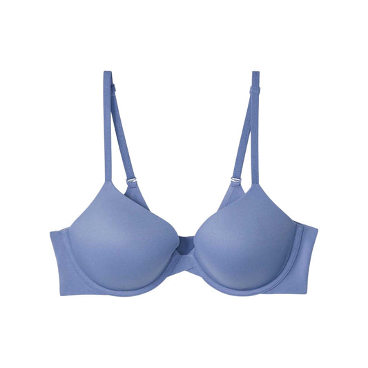 Blue - Front - Calvin Klein Womens-Ladies Lined Fitted Bra