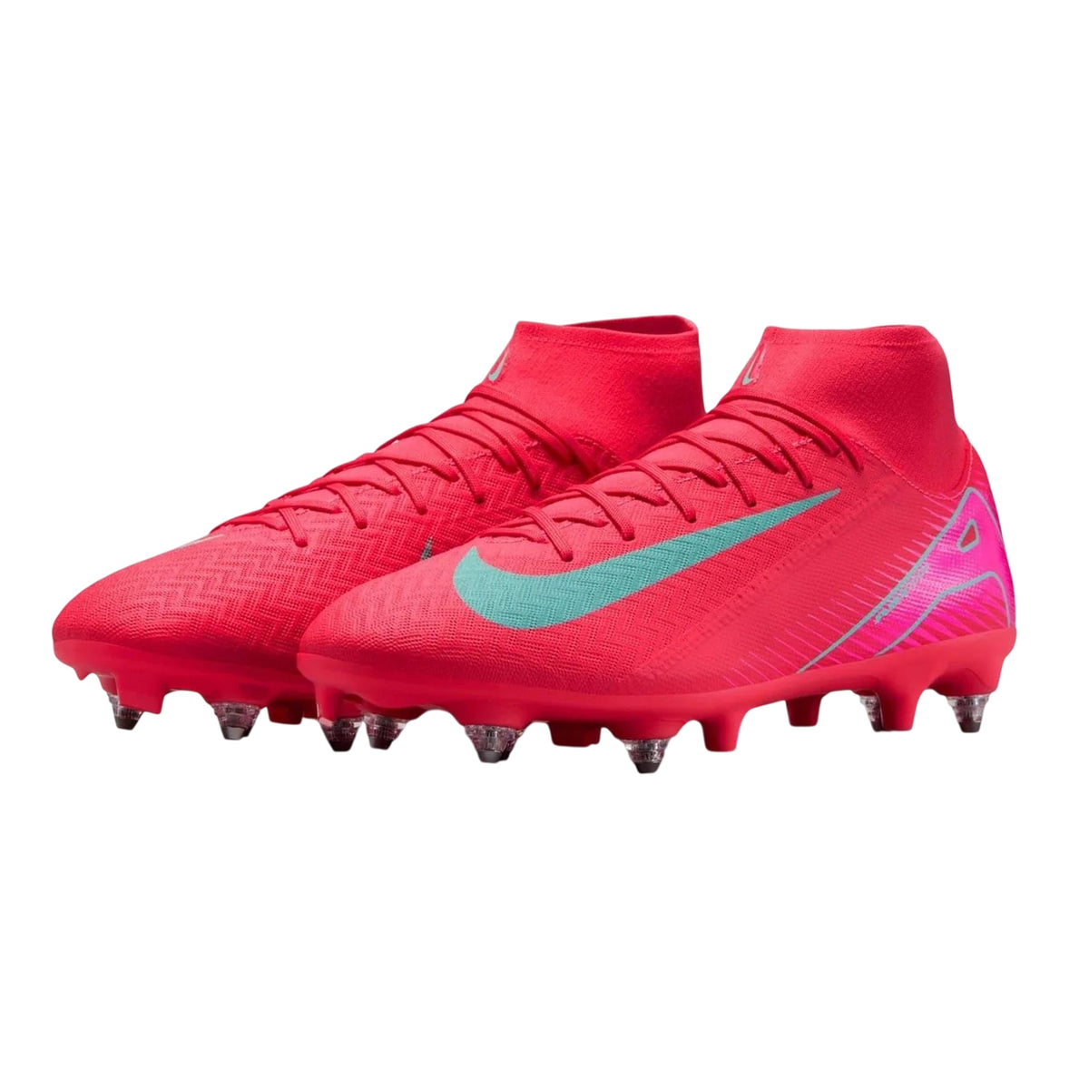 Red-Green - Lifestyle - Nike Mens Mercurial Superfly 10 Soft Ground Football Boots