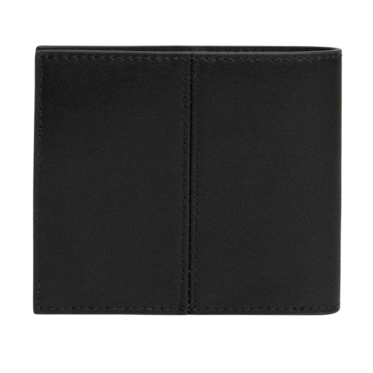 Black - Lifestyle - Tommy Jeans Tri-Fold Leather Card Wallet