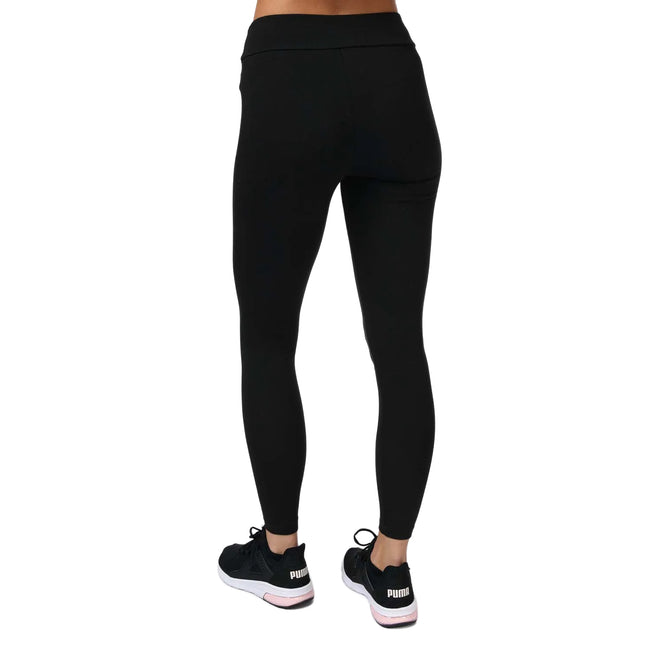 Black - Back - Puma Womens-Ladies Essentials Leggings