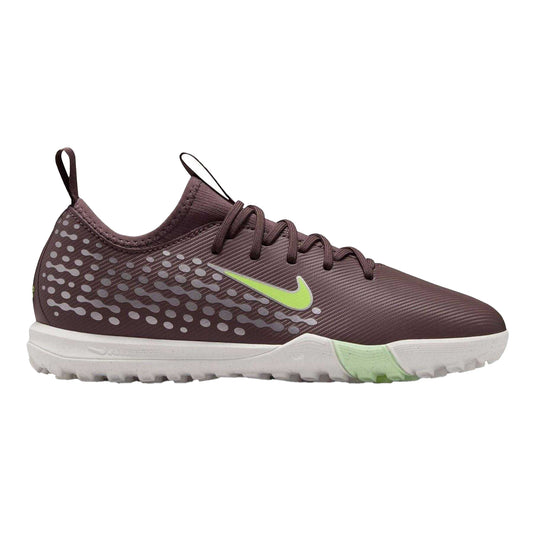 Plum Pink-Silver Pink - Front - Nike Childrens-Kids Zoom Mercurial Vapor 16 Football Boots